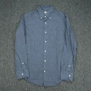 Spier & Mackay Shirt Mens Small Blue Long Sleeve Button Down Oxford Custom